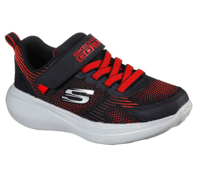 Skechers Pojkar Svarta/Röda Sneakers - Gorun Fast - Sprint Jam - Sverige (RWNHL-3907)
